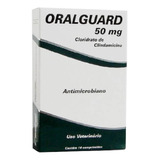 Antimicrobiano Oralguard 50mg Cepav Cães Gatos - 14 Comp