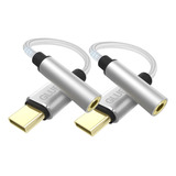 Adaptador Usb C A Jack Glubee A Conector Auriculares 0.138