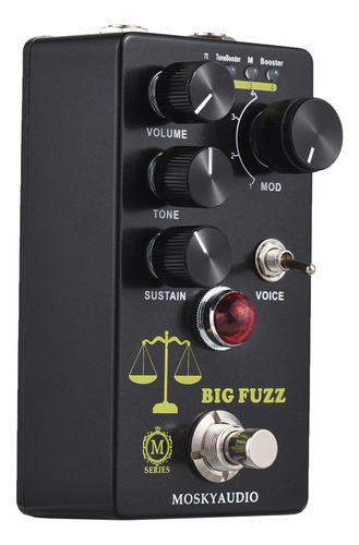 1 Guitarra Portátil Effect Maker Controls Effector Big Fuzz