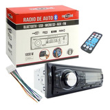 Radio Para Auto Dezzer Modelo Dz35 Con Bluetooth Y Control 