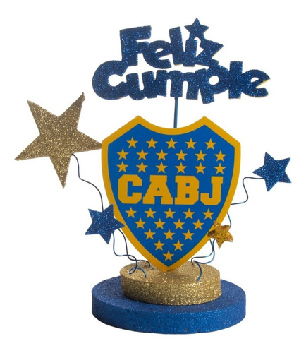 Adorno De Torta Fútbol - Escudo Boca