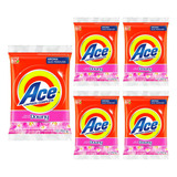 5 Pack Ace Detergente En Polvo Ropa Con Downy 750 Grs