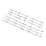 Kit 6 Barras Led  Un43au7700g Un43au7700 Novo + Nf