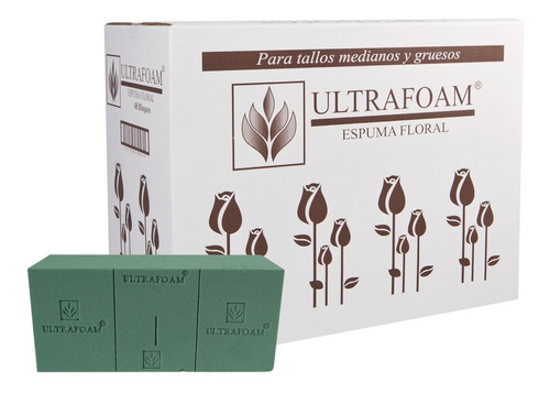 Espuma Floral Ultrafoam - Caja Por - Unidad a $1788