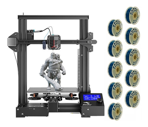 Impresora 3d Creality Ender-3 Neo Autonivel + 10kg Fila Pla