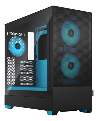 Gabinete Fractal Design Pop Air Cyan Core Atx Rgb