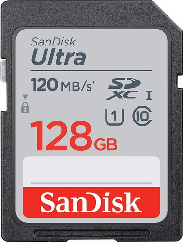 Memoria Sd Sandisk Ultra 128gb Sdhc/sdxc Uhs-i 120mb/s U1