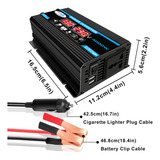 12v-220v 4000w Inversor De Coche Digital Inteligente 2 Salid