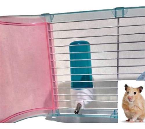 Bebedero Hamster Topito Ruso Pico Metal 75ml Jaula Pecera!!!