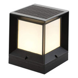 Aplique Led Solar Cubo De Piso 3w Decoracion Señalizacion