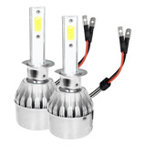 Kit X2 Luces Blancas Cree Led H4 Alta Baja Fiat Uno Fiorino