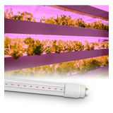 Tubo De Led Para Cultivo Grow Indoor Acuarios 220v 18w 120cm