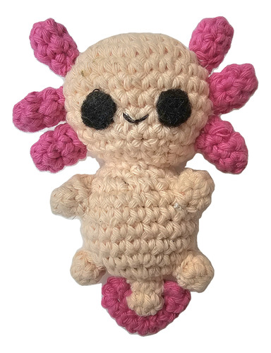 Muñeco Tejido Ajolote Crochet Amigurumi
