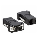 Adaptador Extensor Vga Macho Rj45 Cat5 Utp A 30mts Metros