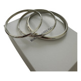 Pack X3! Pulseras Esclavas Plata 925 5mm 7mm Descuento