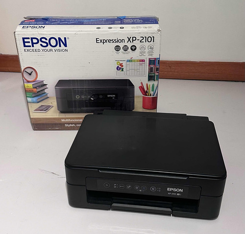 Impresora Multifunción Epson Xp2101 Con Cartuchos Colocados