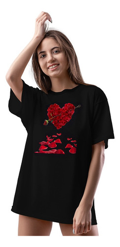 Camiseta De Moda Para Mujer Sudadera Con Corazón De Dedo