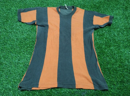 Vieja Camiseta De Pique Naranja Y Negro
