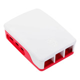 Carcasa Case Oficial Raspberry Pi 5 Blanco Rojo + Ventilador