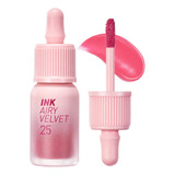 Labial Peripera Ink Airy Velvet #25 Zazzy Peach Coreano