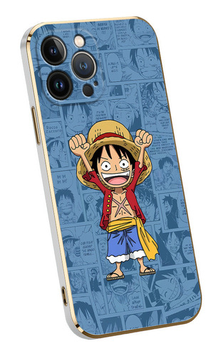 Funda Protectora Adecuada Para iPhone, Versión Q Luffy