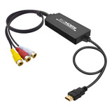 Convertidor Rca A Hdmi De Tackston, 1080p Rca Compuesto Av A