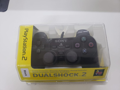Controle Joystick Sony Playstation Dualshock 2 Black Lacrado