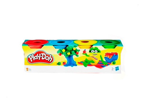 Tarros X4 Colores Plastilina Play-doh Slime Masa Set X4