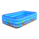 Piscina Inflable Rectangular Azul 305x175x60cm 3150 Litros