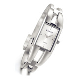 Brazalete Para Mujer, Reloj De Pulsera De Cuarzo Con Joyas C