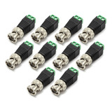 10x Balun Transceptor Cctv Conexión Bnc