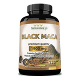 Maca Negra Orgánica 1900 Mg Hombres Y Mujeres 120 Cápsulas