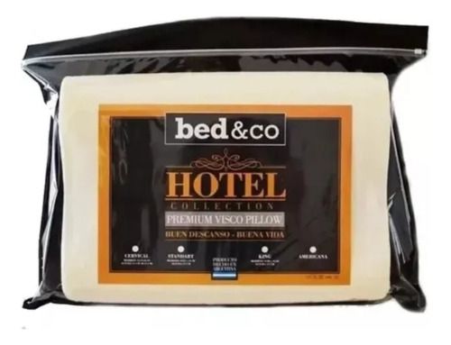 Almohada Premium Cervical Hotel Bedyco Visco Pillow 60x40cm