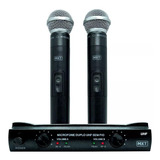 Microfone S/ Fio Profissional Duplo C/ Maleta Mxt