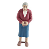 Figura De Personas En Miniatura, Figura De Personaje, Abuela
