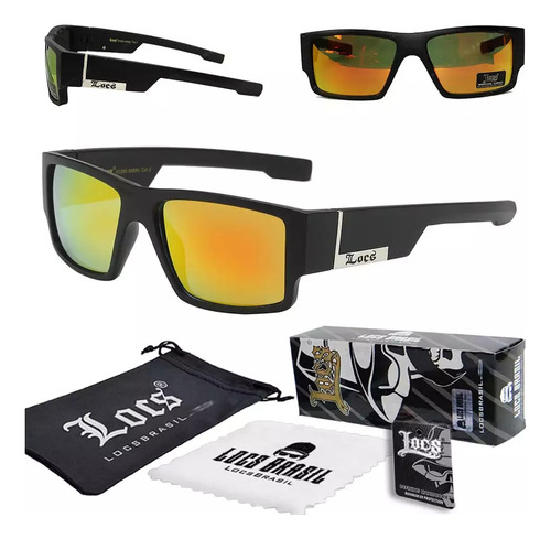 Óculos Escuros Locs - Shine Lowrider Espelhado - Premium