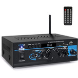 Pyle Home Audio Amplifier, 2x40w Bluetooth, Dual Channel