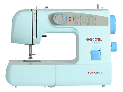 Máquina De Coser Recta Verona  Eco-k21 Portable Celeste 220v