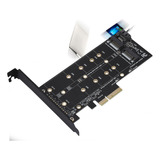 Tarjeta Adaptadora Pcie 4x A M.2 Nvme Ssd Ngff B Key M Key