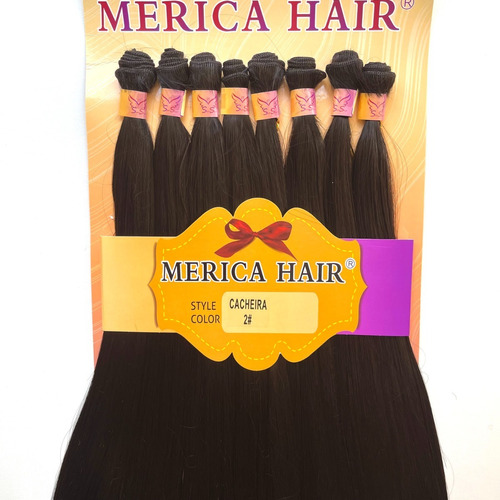 Cabelo 100%orgânico Liso Cachoeira- Merica Hair 1pct 280grs