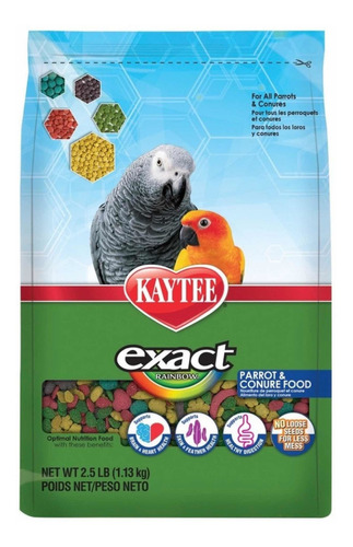 Alimento Premium+ Para Loros Croquetas Kaytee Exact (1.1 Kg)