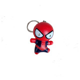 Llavero Hombre Araña Spiderman Con Luz Led