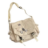 Bolso De Hombro Coreano De Nylon De Gran Capacidad Con Insig