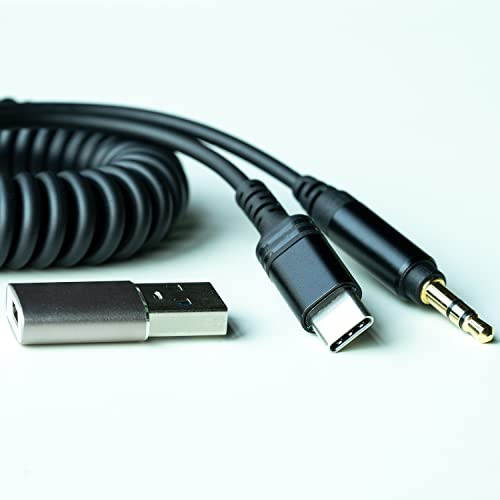 Cable Auxiliar De Audio Jstma Usb Tipo C A 3,5 Mm, Dac De 24