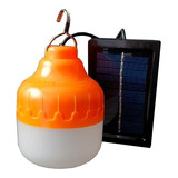 Foco Led 12w Recargable Con Carga Solar O Usb Portatil Fs12