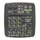 Mini Mixer 4 Canales Mini Mixing Console Epic A4