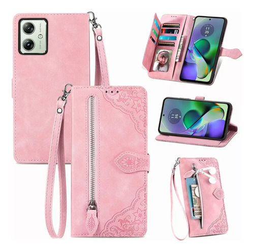 For Moto G82 G84 G71 G72 G73  Zipper Case