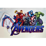 Kit Heróis 4 Americanos 4 Guadanapos Supla Avengers Infantil