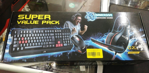 Genius Kit Gaming Kmh-200 Teclado Mouse 