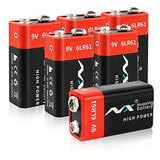 Tsrwuily Baterías De 9 V, Batería Alcalina De 9 Voltios, Ult